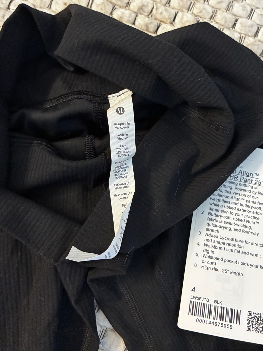 Lululemon Align High Rise Ribbed Legging 25” - Picture 10 of 12